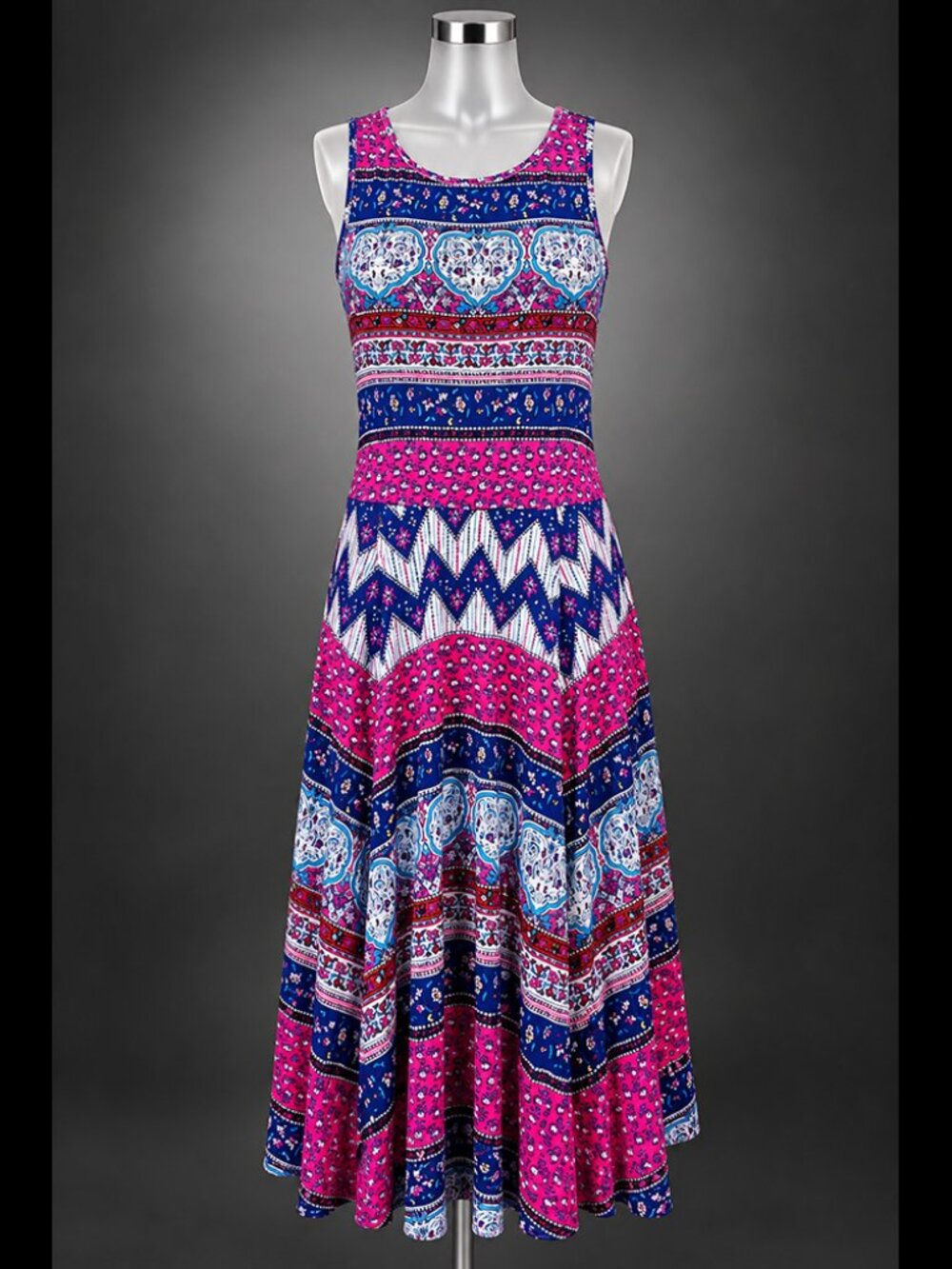 Torrid Multicolor Keyhole Back Flowy Stretch Dress NWT